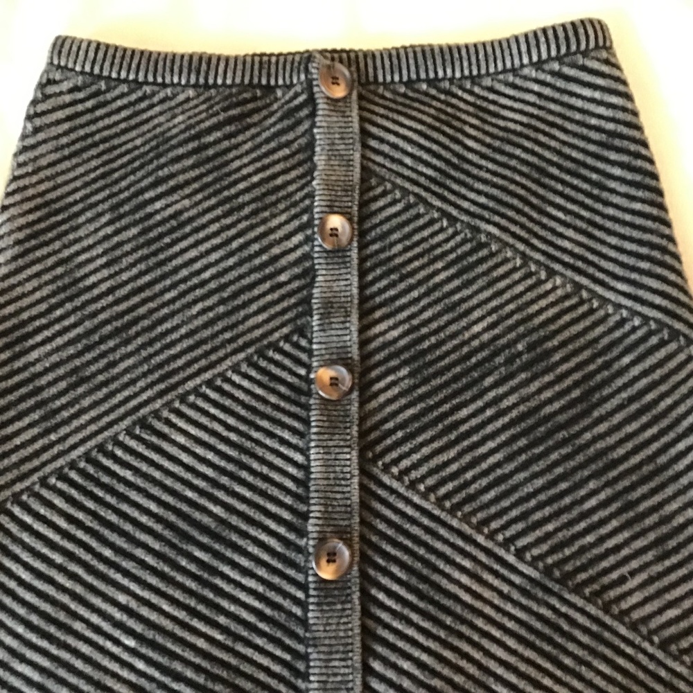 Urban Outfitters Charcoal Knit Skirt